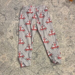 Kids Festive Gray Leggings